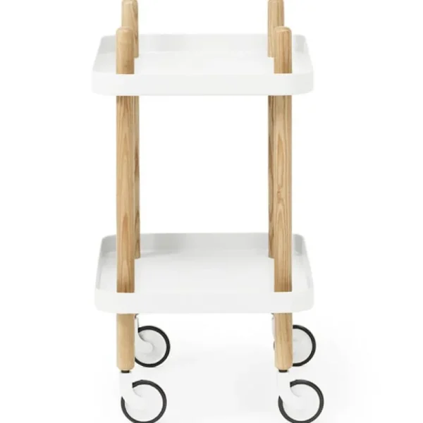 ferm LIVING Tische-Normann Copenhagen Block Servierwagen, weiß