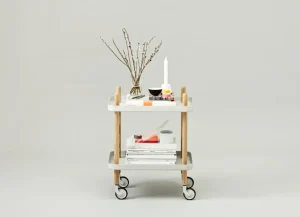 Wendelbo Tische-Normann Copenhagen Block Servierwagen, hellgrau
