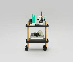 Normann Copenhagen Tische-Block Servierwagen, schwarz