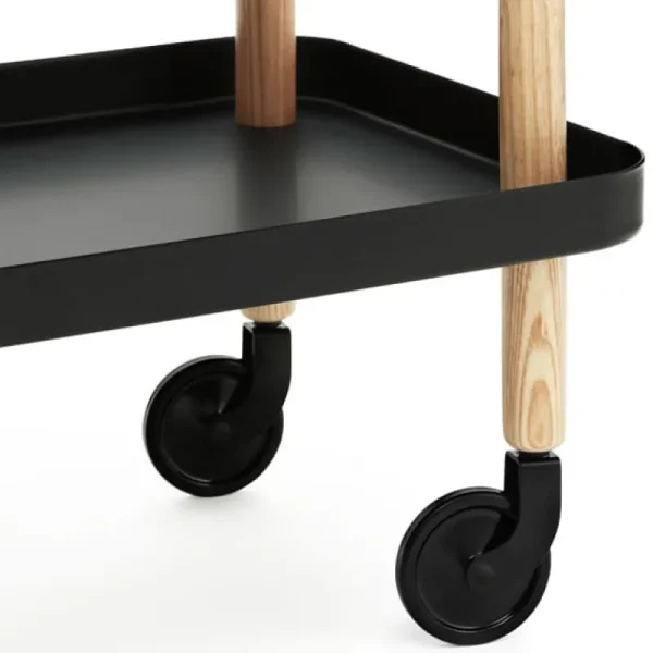 Normann Copenhagen Tische-Block Servierwagen, schwarz