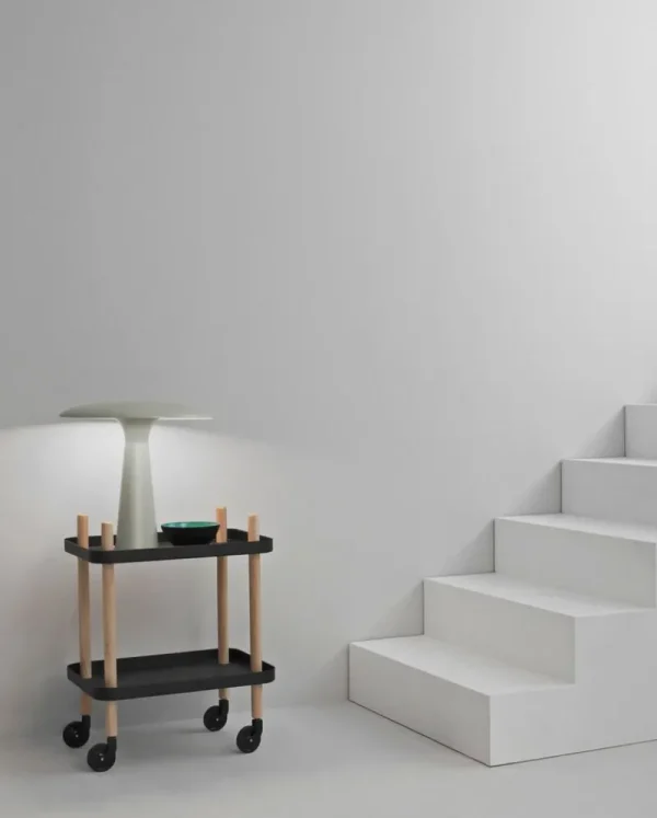 Normann Copenhagen Tische-Block Servierwagen, schwarz
