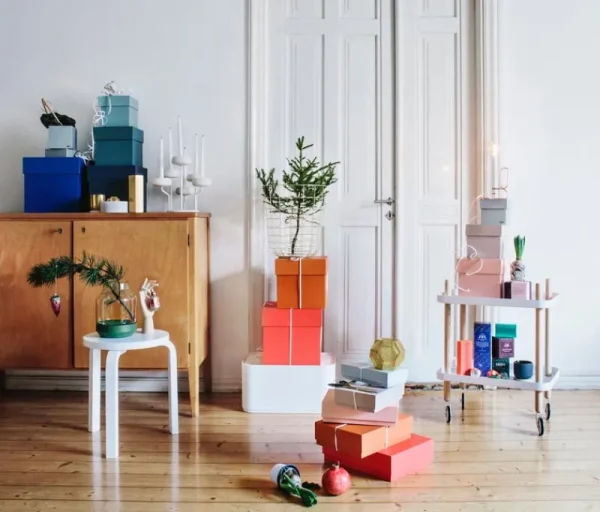 ferm LIVING Tische-Normann Copenhagen Block Servierwagen, weiß