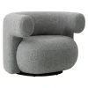 GUBI Sitzgelegenheiten-Normann Copenhagen Burra Loungesessel, drehbar, Hallingdal 0110