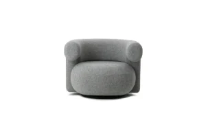 GUBI Sitzgelegenheiten-Normann Copenhagen Burra Loungesessel, drehbar, Hallingdal 0110