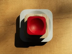 Normann Copenhagen Dekorationsgegenstände^Chub Schale, klein, hellrot