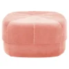 Artek Sitzgelegenheiten-Normann Copenhagen Circus Hocker, groß, zartrosa Velours