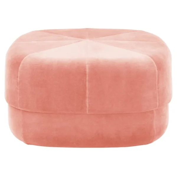 Artek Sitzgelegenheiten-Normann Copenhagen Circus Hocker, groß, zartrosa Velours