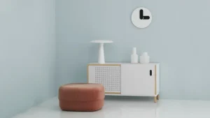 Artek Sitzgelegenheiten-Normann Copenhagen Circus Hocker, groß, zartrosa Velours