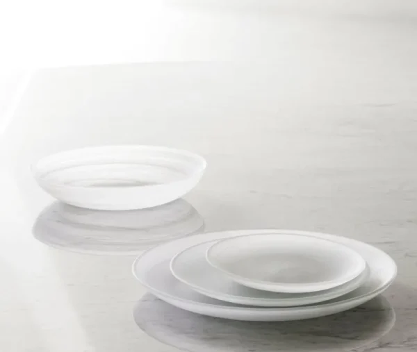 Normann Copenhagen Geschirr^Cosmic Glasteller, 21 cm, Weiß