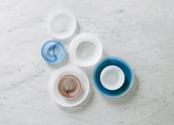 Normann Copenhagen Geschirr^Cosmic Glasteller, 21 cm, Weiß