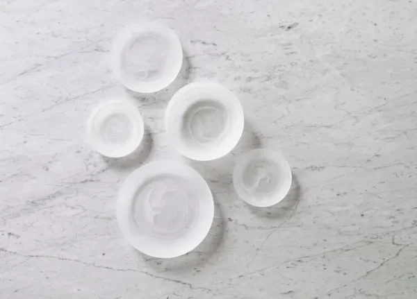 Normann Copenhagen Geschirr^Cosmic Glasteller, 21 cm, Weiß