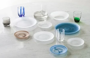 Normann Copenhagen Geschirr^Cosmic Glasteller, 21 cm, Weiß