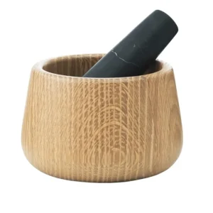 Normann Copenhagen Außenküche | Küchenutensilien^Craft Mörser und Stößel, schwarz