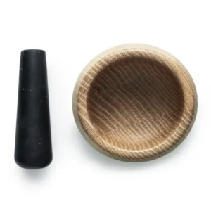 Normann Copenhagen Außenküche | Küchenutensilien^Craft Mörser und Stößel, schwarz