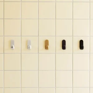 Normann Copenhagen Garderoben Und Kleiderbügel^Curve Minihaken, 2 Stk., Mattschwarz