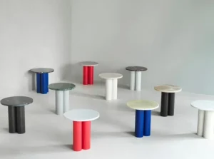 Montana Furniture Tische-Normann Copenhagen Dit Tisch, Sandbeige - heller Travertin