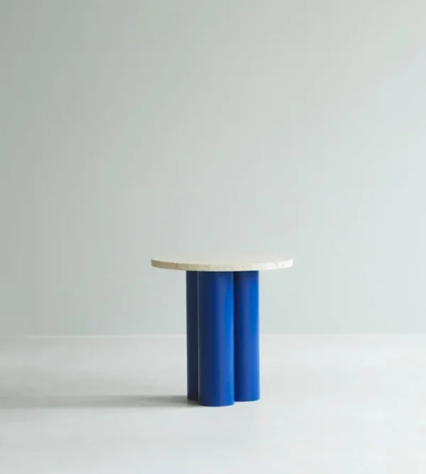 Normann Copenhagen Tische-Dit Tisch, Hellblau - heller Travertin