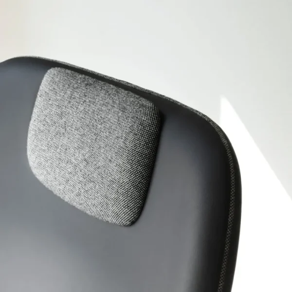 Normann Copenhagen Sitzgelegenheiten-Drape Loungesessel, Kopfst., Leder schw.- Hallingdal 166- Schw.