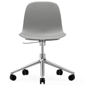 Normann Copenhagen Bürostühle | Sitzgelegenheiten^Drehstuhl Form Swivel 5W Gaslift, Aluminium – Grau