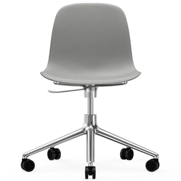 Normann Copenhagen Bürostühle | Sitzgelegenheiten^Drehstuhl Form Swivel 5W Gaslift, Aluminium – Grau