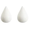Normann Copenhagen Garderoben Und Kleiderbügel^Dropit Haken, groß, 2 Stück, Weiß