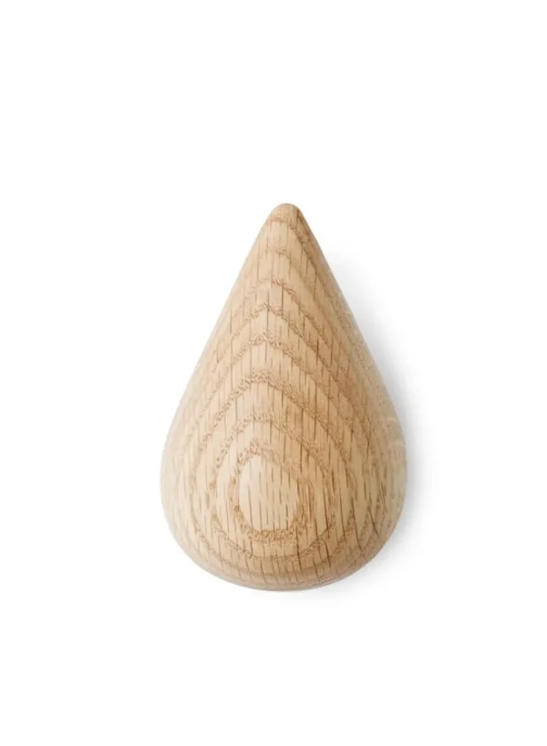 Normann Copenhagen Garderoben Und Kleiderbügel^Dropit Haken, groß, 2 Stück, Natur