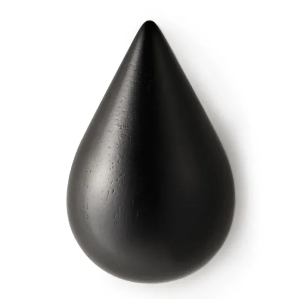 Normann Copenhagen Garderoben Und Kleiderbügel^Dropit Haken, groß, 2 Stück, Schwarz