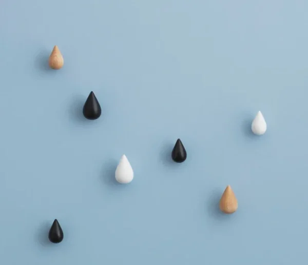 Normann Copenhagen Garderoben Und Kleiderbügel^Dropit Haken, groß, 2 Stück, Weiß