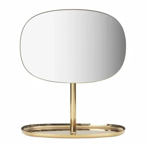 Normann Copenhagen Badezimmerspiegel | Spiegel^Flip Kosmetikspiegel, Messing