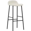 &Tradition Sitzgelegenheiten-Normann Copenhagen Form Barhocker, 75 cm, schwarzer Stahl - Main Line Flax 20