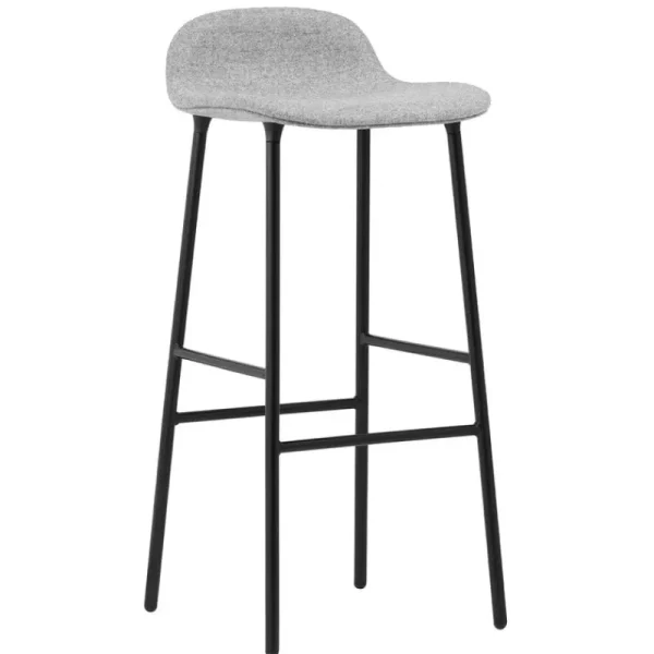 Normann Copenhagen Sitzgelegenheiten-Form Barhocker, 75 cm, schwarzer Stahl - Synergy 16