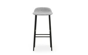 Normann Copenhagen Sitzgelegenheiten-Form Barhocker, 75 cm, schwarzer Stahl - Synergy 16