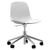 Normann Copenhagen Bürostühle | Sitzgelegenheiten^Form Swivel 5W Gaslift, Weiß – Aluminium