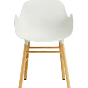 &Tradition Sitzgelegenheiten-Normann Copenhagen Form Sessel, weiß/Eiche