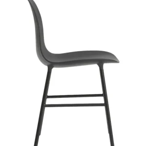 &Tradition Sitzgelegenheiten-Normann Copenhagen Form Stuhl, schwarzer Stahl – Schwarz