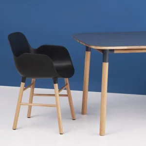 &Tradition Sitzgelegenheiten-Normann Copenhagen Form Sessel, weiß/Eiche