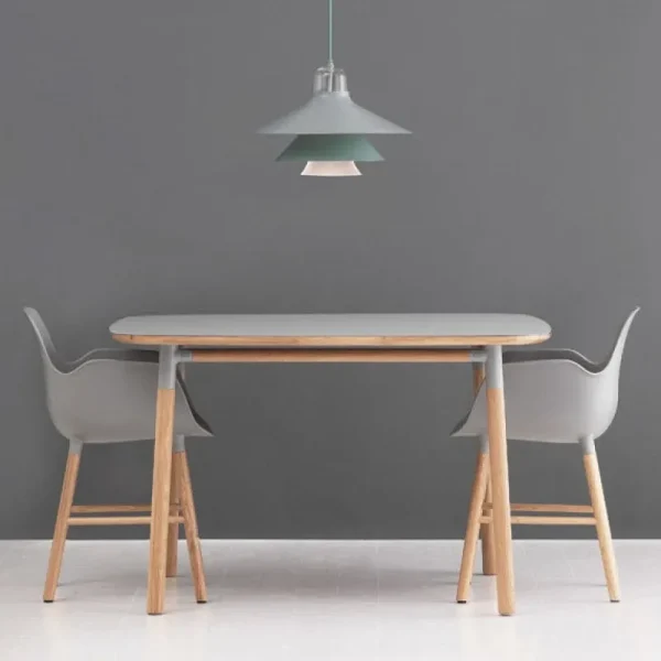 &Tradition Sitzgelegenheiten-Normann Copenhagen Form Sessel, weiß/Eiche