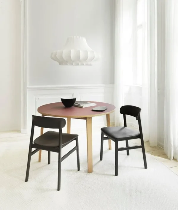 Stolab Sitzgelegenheiten-Normann Copenhagen Herit Stuhl, Eiche schwarz – Schwarz