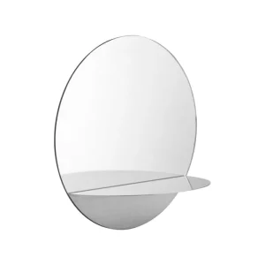 Normann Copenhagen Badezimmerspiegel | Spiegel^Horizon Spiegel, rund, Edelstahl