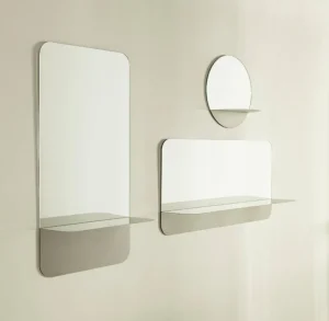 Normann Copenhagen Badezimmerspiegel | Spiegel^Horizon Spiegel, rund, Edelstahl