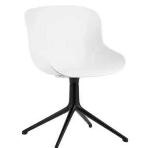Normann Copenhagen Bürostühle | Sitzgelegenheiten^Hyg Drehstuhl, Schwarz – Weiß