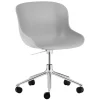 Normann Copenhagen Bürostühle | Sitzgelegenheiten^Hyg Drehstuhl mit Rollen, Aluminium – Grau