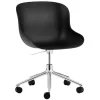 Normann Copenhagen Bürostühle | Sitzgelegenheiten^Hyg Drehstuhl mit Rollen, Aluminium – Schwarz
