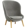 Made by Choice Sitzgelegenheiten-Normann Copenhagen Hyg Loungesessel, hoch, Eiche - Main Line Flax 26