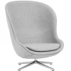 Audo Copenhagen Sitzgelegenheiten-Normann Copenhagen Hyg Loungesessel, hoch, drehbar, Aluminium - Synergy 16