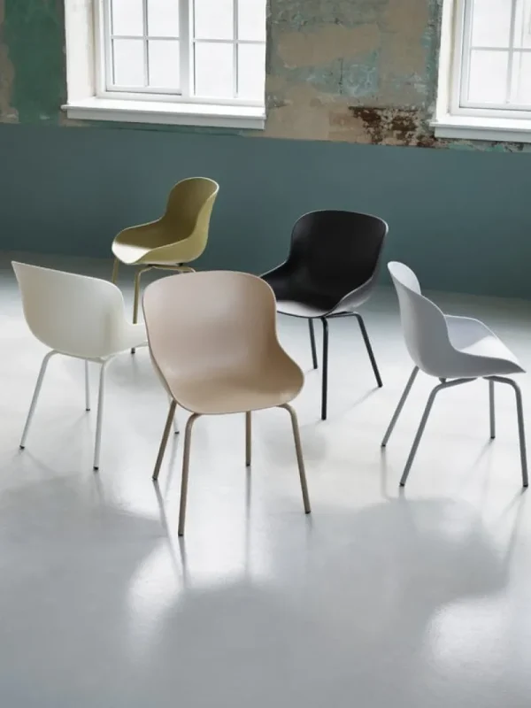 Fredericia Sitzgelegenheiten-Normann Copenhagen Hyg Stuhl, Schwarz