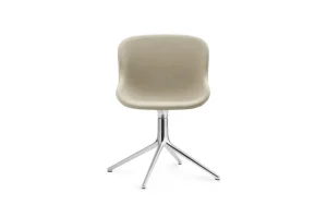 Normann Copenhagen Sitzgelegenheiten-Hyg Stuhl, drehbar, Aluminium – Main Line Flax 20