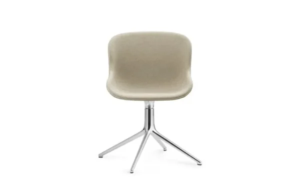 Normann Copenhagen Sitzgelegenheiten-Hyg Stuhl, drehbar, Aluminium – Main Line Flax 20
