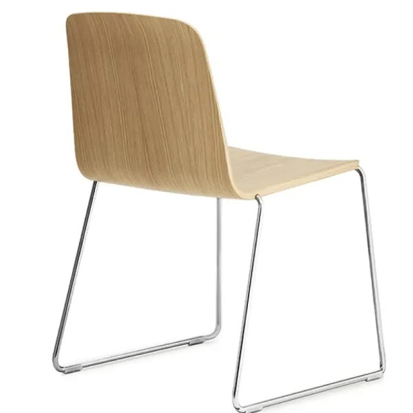 HAY Sitzgelegenheiten-Normann Copenhagen Just Chair, Eiche – Chrom