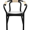 Form & Refine Sitzgelegenheiten-Normann Copenhagen Knot Stuhl, schwarz/natur